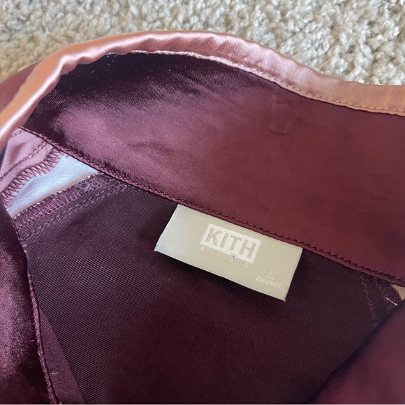 RARE KITH Blocked Satin Nelson Quarter Zip Tennis Dress - Picture 4 of 6